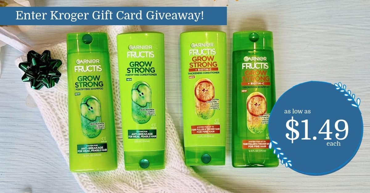 Stock up on Garnier Fructis Shampoo & Conditioner for as low as
