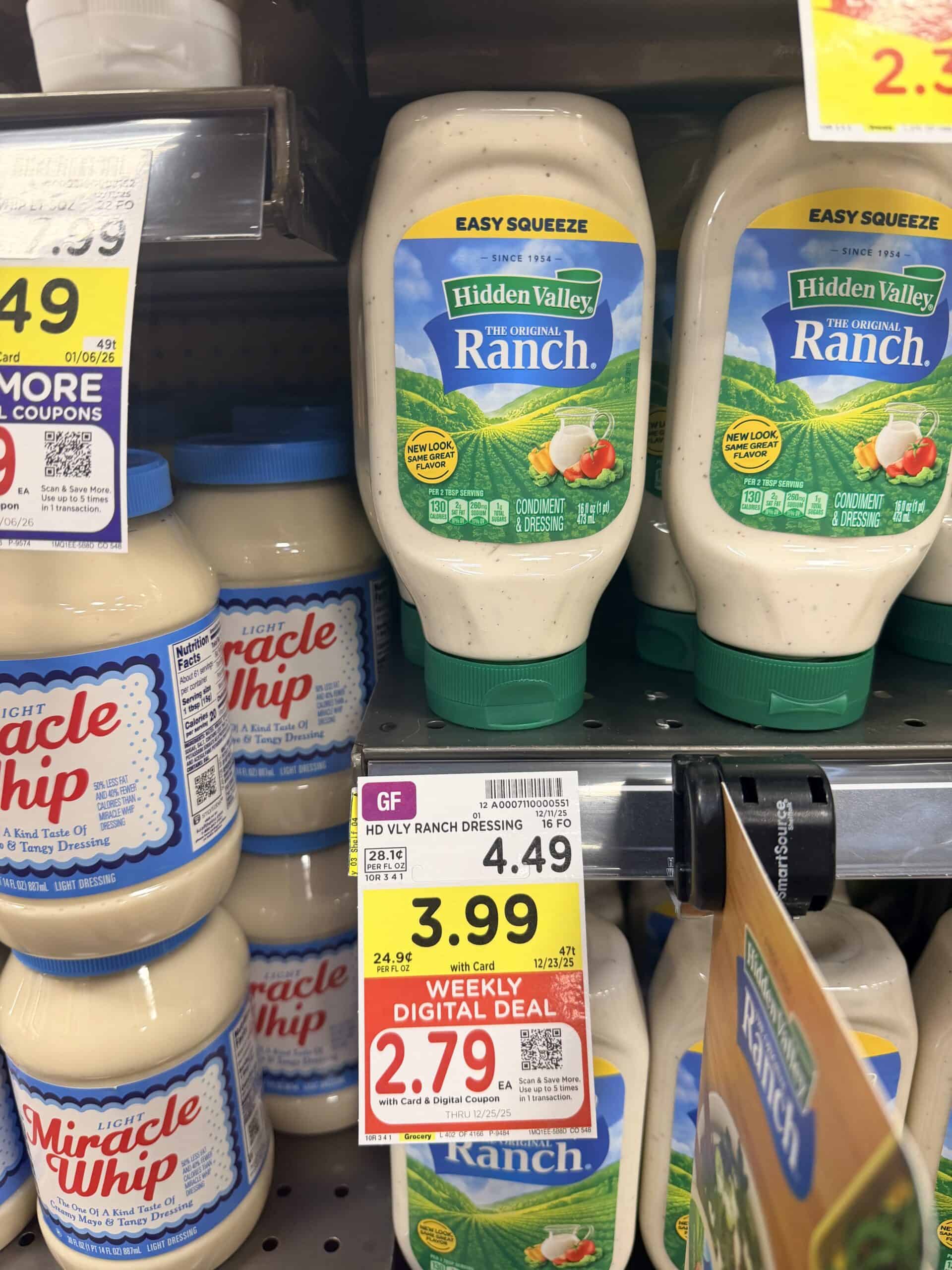 Hidden Valley Ranch as low as $2.41! - Kroger Krazy