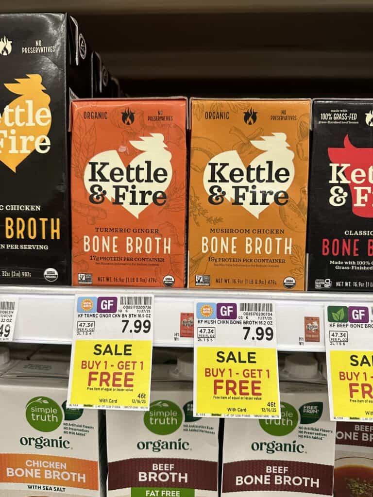 kettle and fire bone broth kroger shelf image (1)