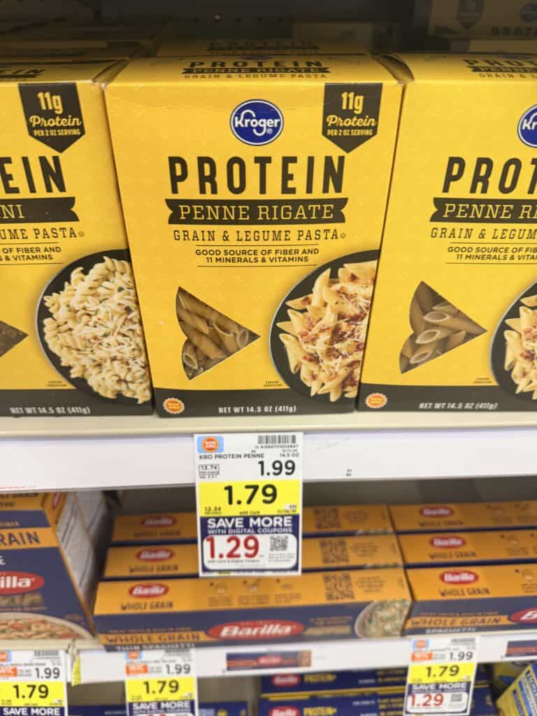 kroger protein pasta shelf image (1)