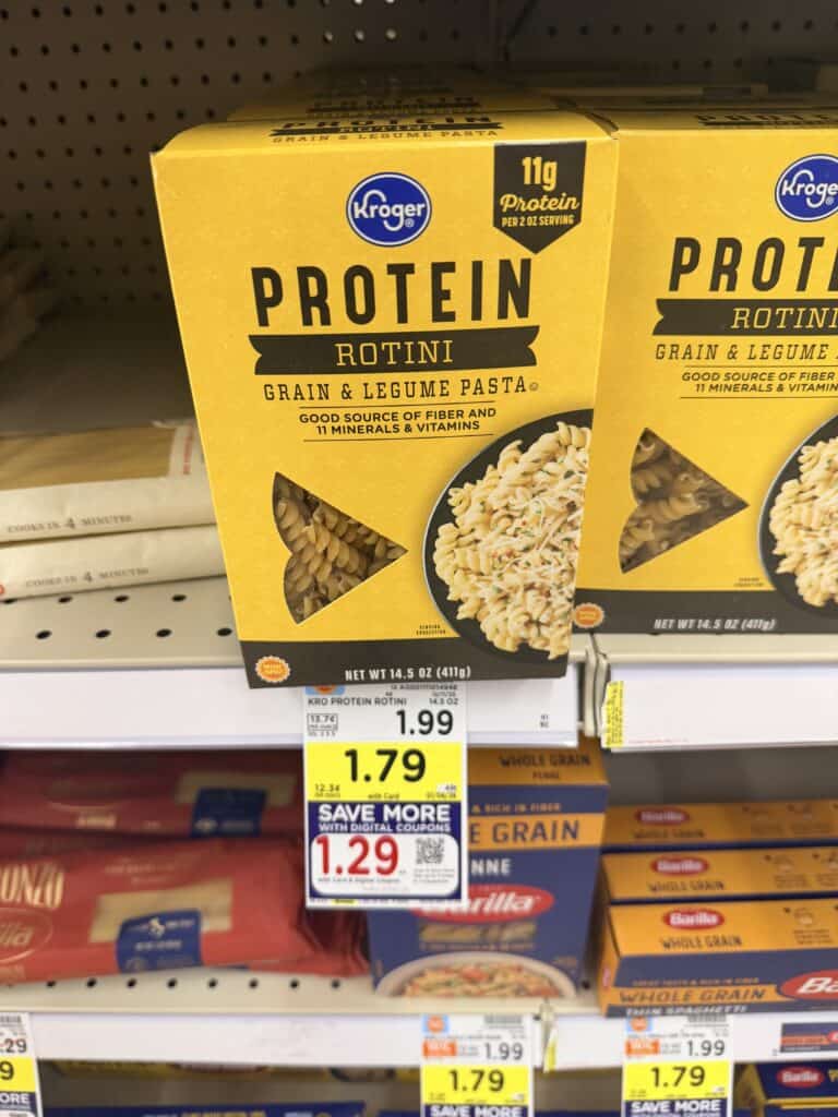 kroger protein pasta shelf image (1)