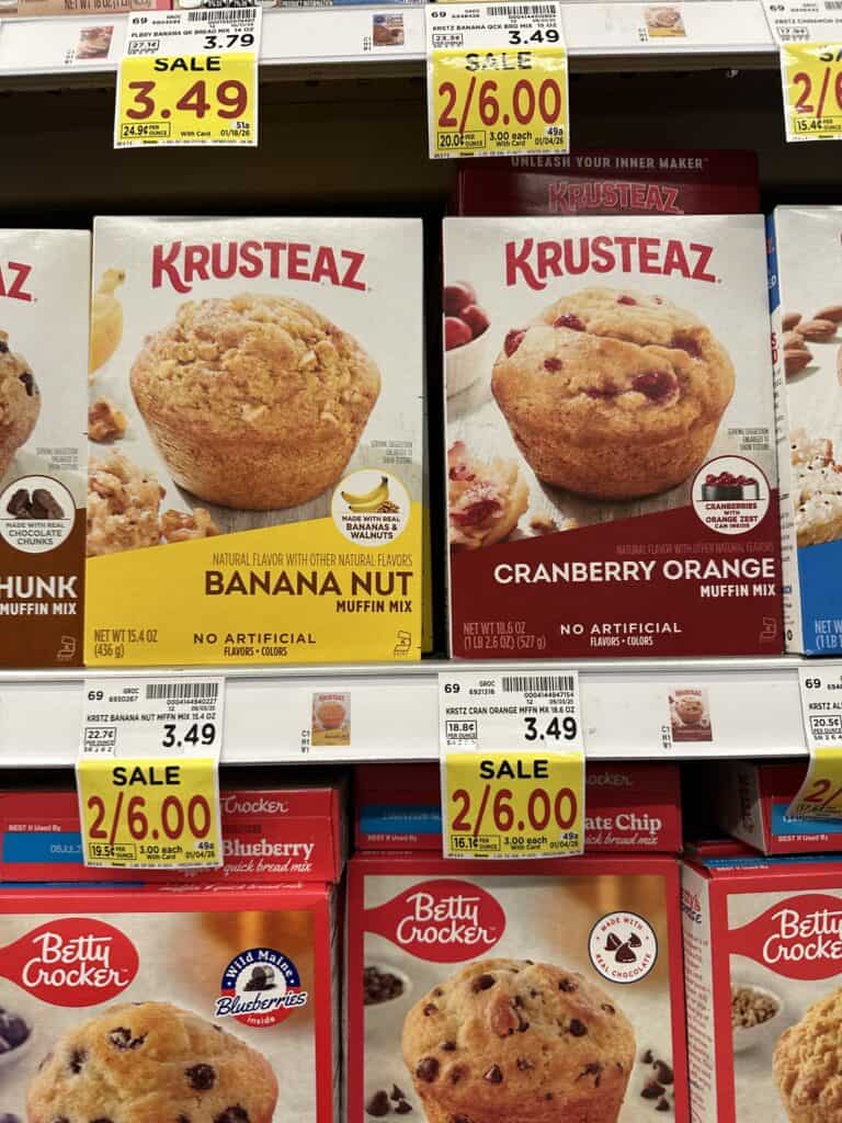 krusteaz muffin mix kroger shelf image (1)