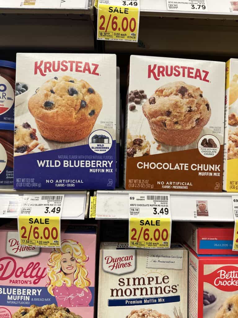 krusteaz muffin mix kroger shelf image (1)