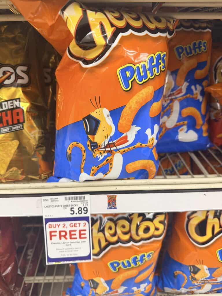 lays, sunchips and cheetos kroger shelf image (3)