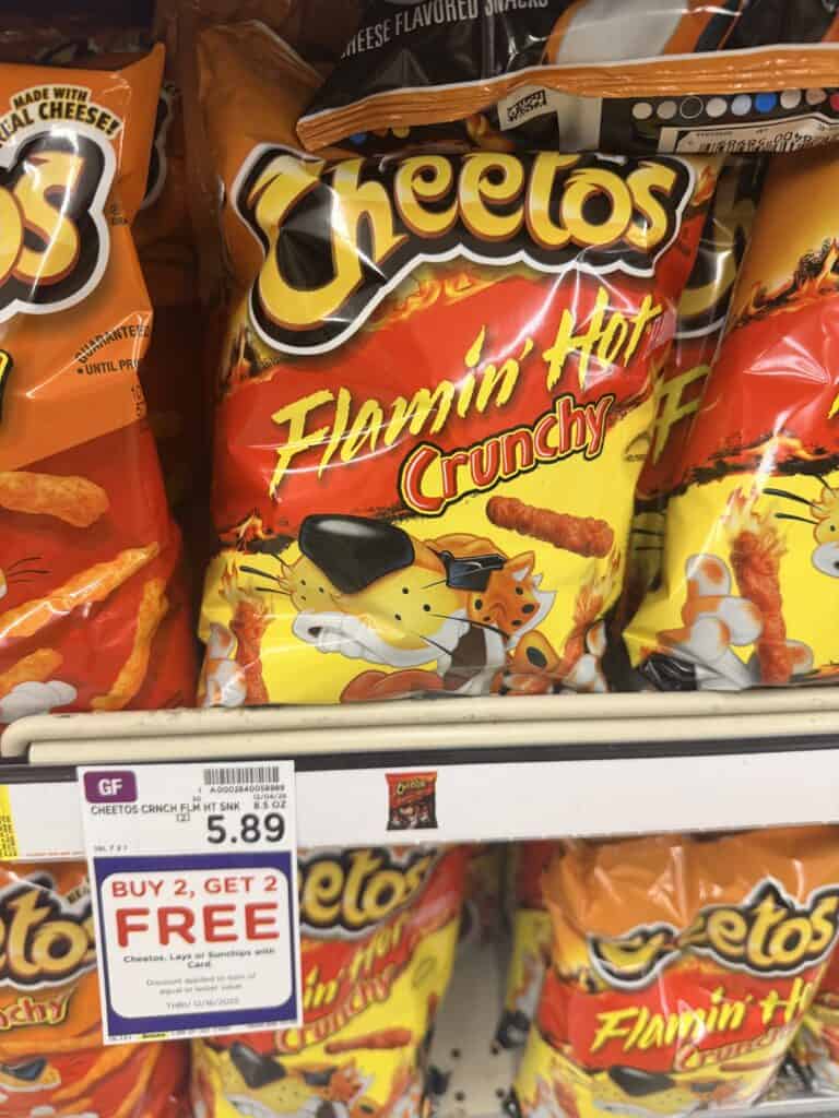 lays, sunchips and cheetos kroger shelf image (3)