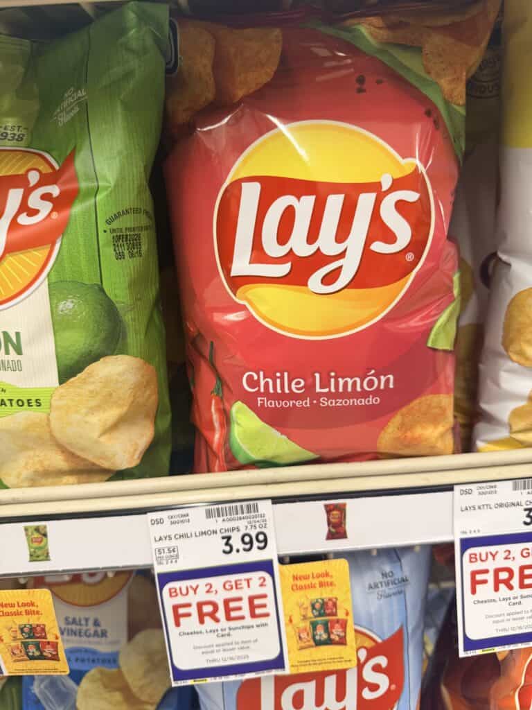 lays, sunchips and cheetos kroger shelf image (3)
