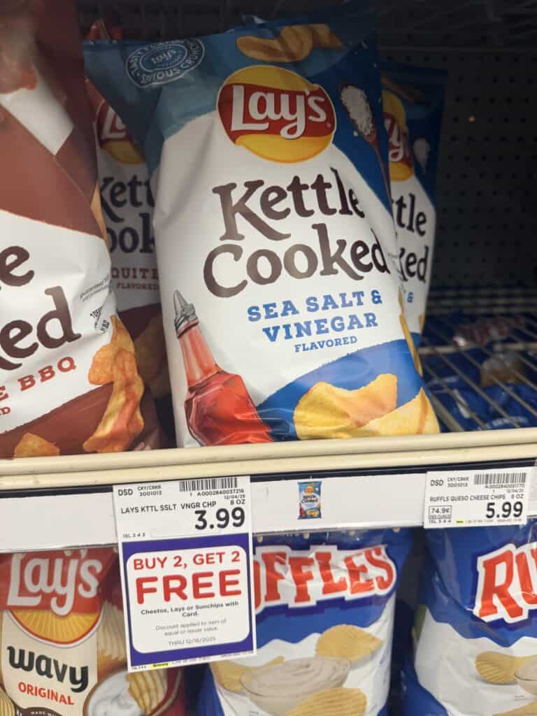 lays, sunchips and cheetos kroger shelf image (3)