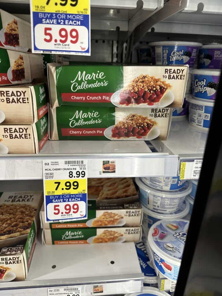 marie callender's pies kroger shelf image (1)