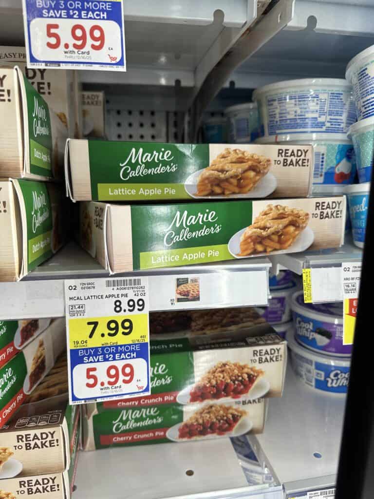 marie callender's pies kroger shelf image (1)