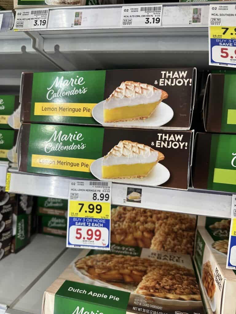 marie callender's pies kroger shelf image (1)