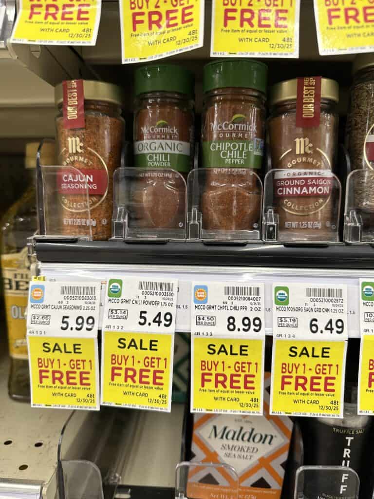 mccormick organic spices kroger shelf image (1)