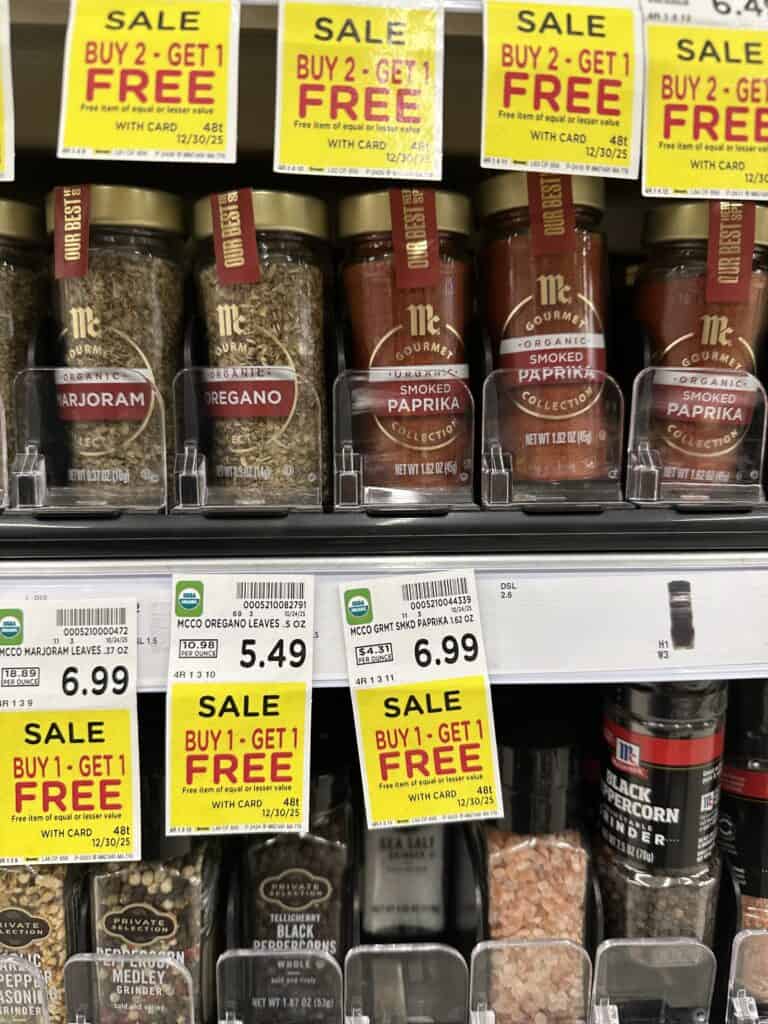 mccormick organic spices kroger shelf image (1)