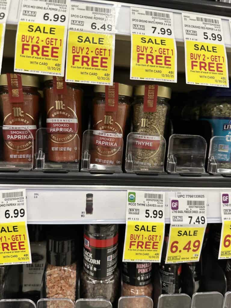 mccormick organic spices kroger shelf image (1)