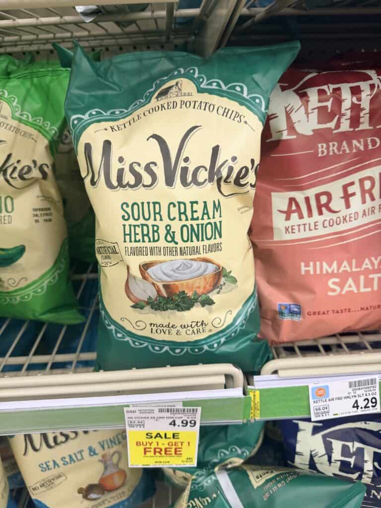 miss vickie's and simply chips kroger shelf image (1)