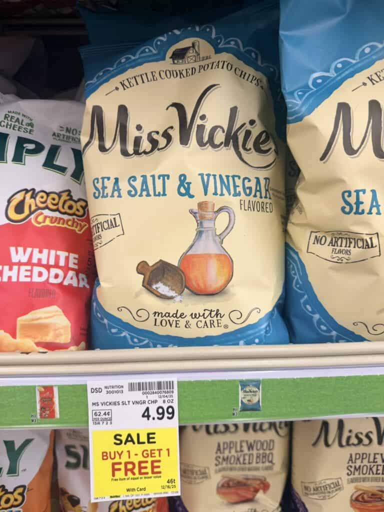 miss vickie's and simply chips kroger shelf image (1)