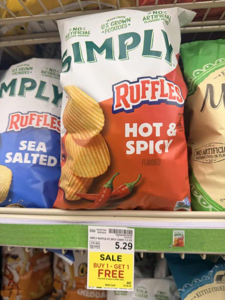 miss vickie's and simply chips kroger shelf image (1)