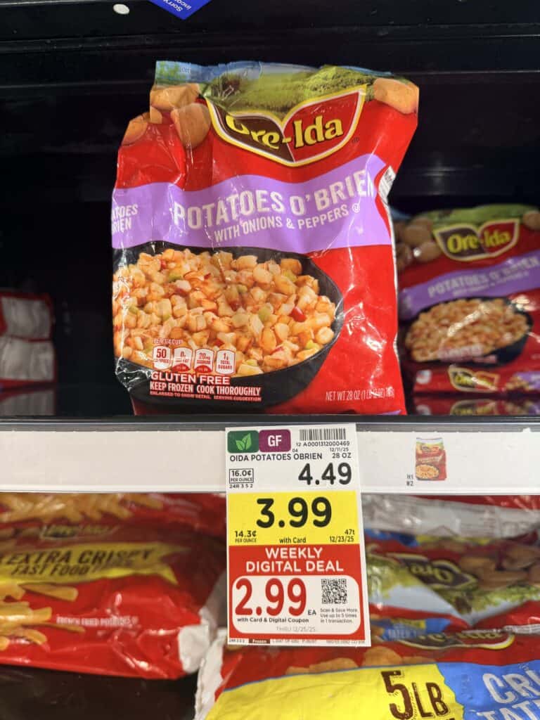 ore-ida frozen potatoes kroger shelf image (1)