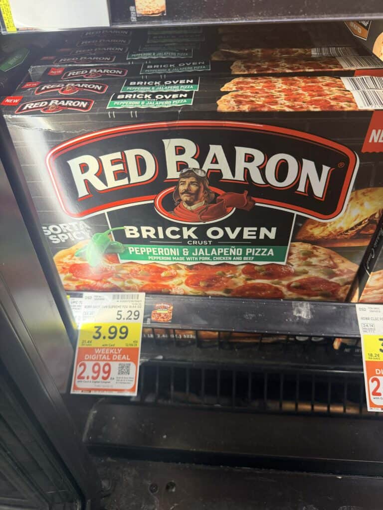 red baron pizza kroger shelf image (1)