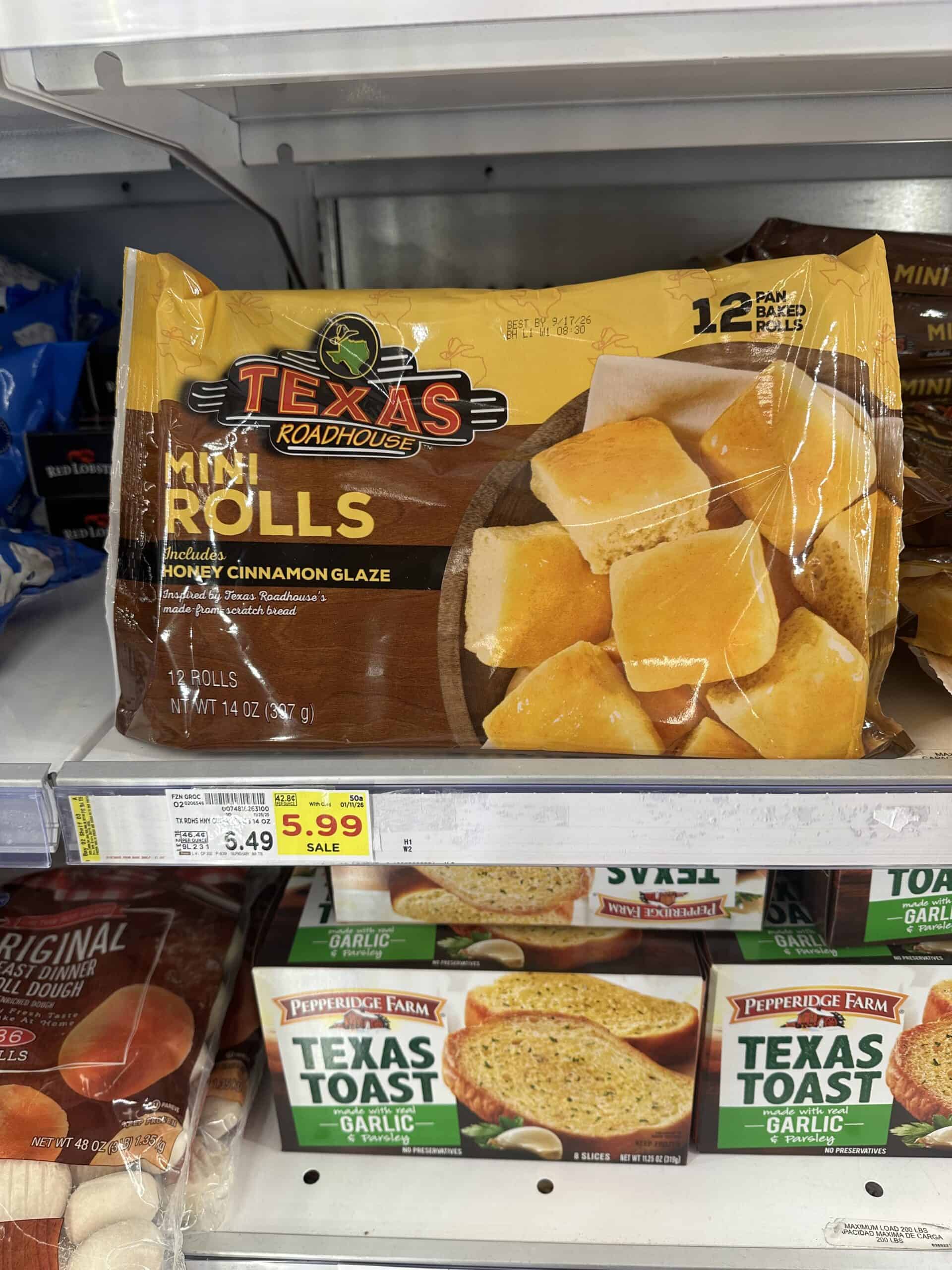 texas roadhouse rolls kroger shelf image