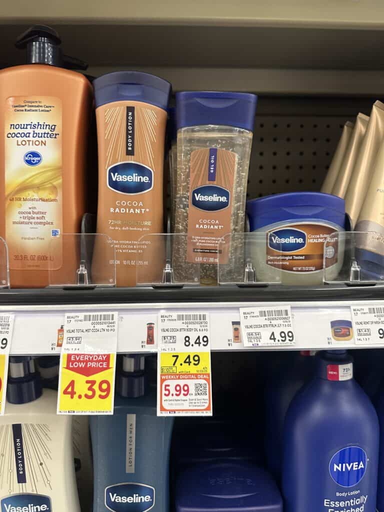 vaseline lotion kroger shelf image (2)