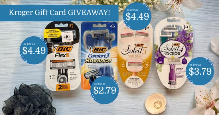 BIC® Disposable Razors are as low as $2.79 + Gift Card Giveaway at ...