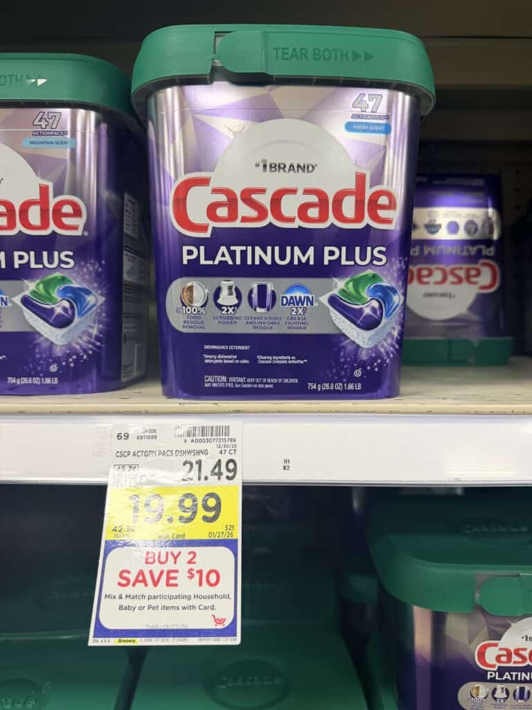 Cascade Kroger shelf image