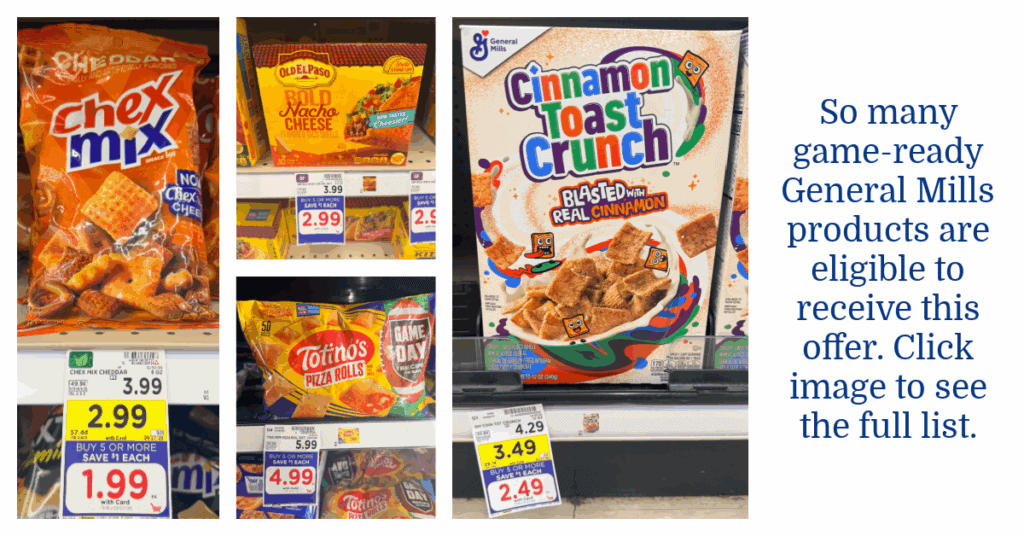 General Mills Kroger Shelf Images