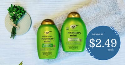 OGX Shampoo and Conditioner Kroger Krazy