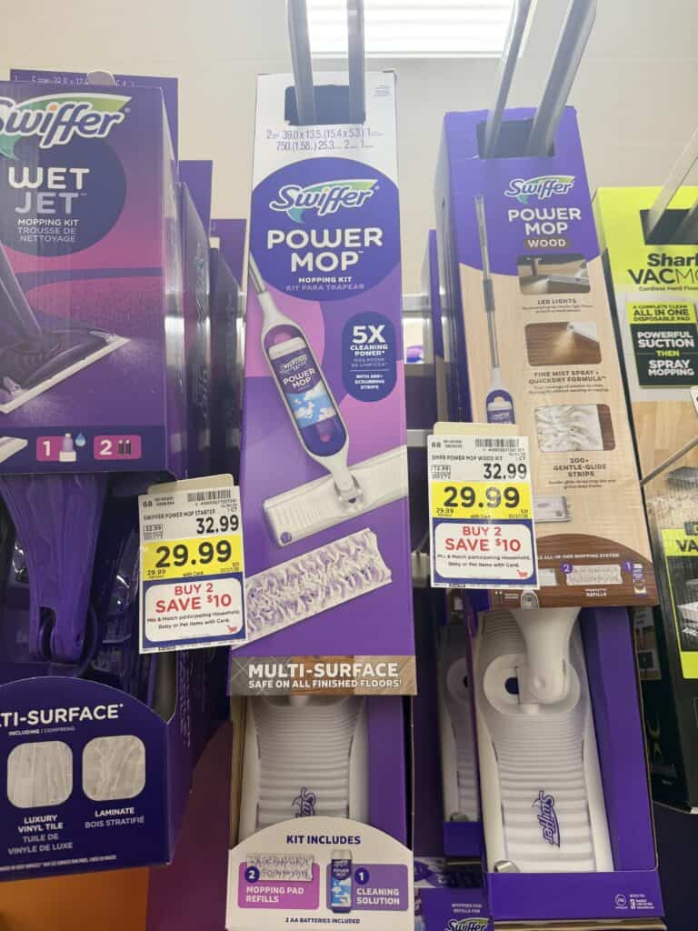 swiffer powermop kroger shelf image