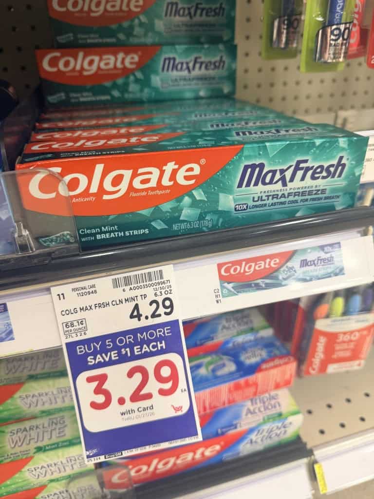 colgate kroger shelf image