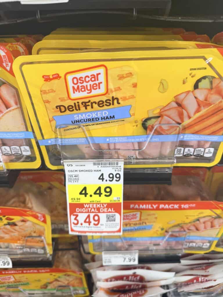 Oscar mayer deli fresh lunch meat kroger shelf image