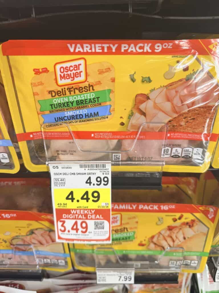 Oscar mayer deli fresh lunch meat kroger shelf image