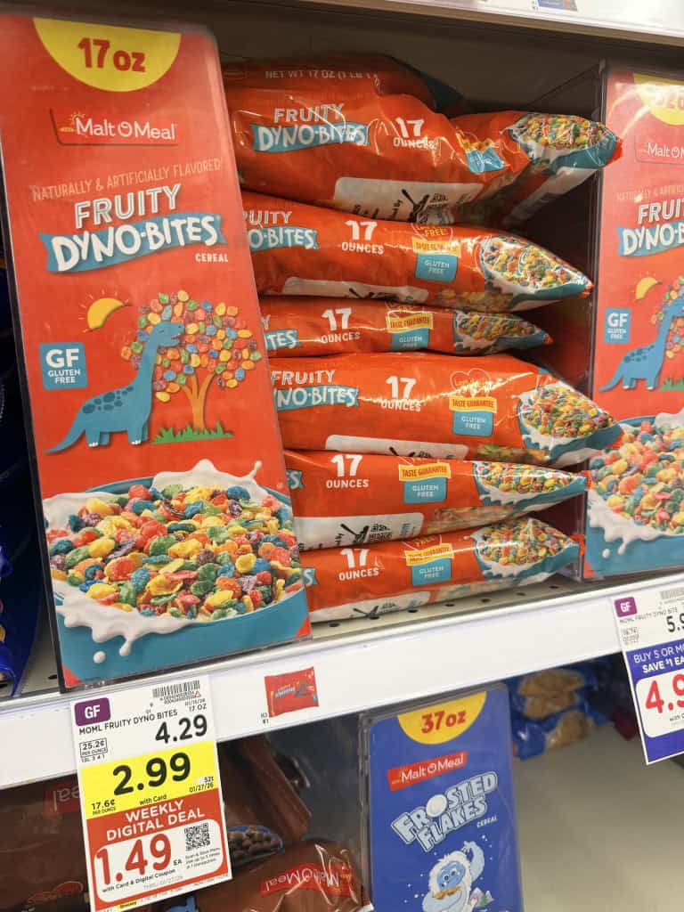 malt-o-meal cereal kroger shelf image