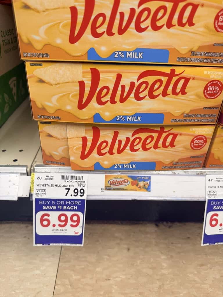 Velveeta Kroger Shelf Image