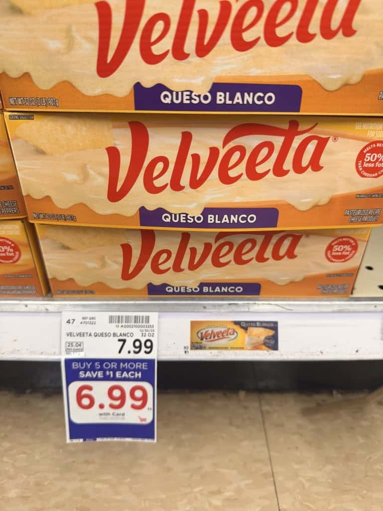 Velveeta Kroger Shelf Image