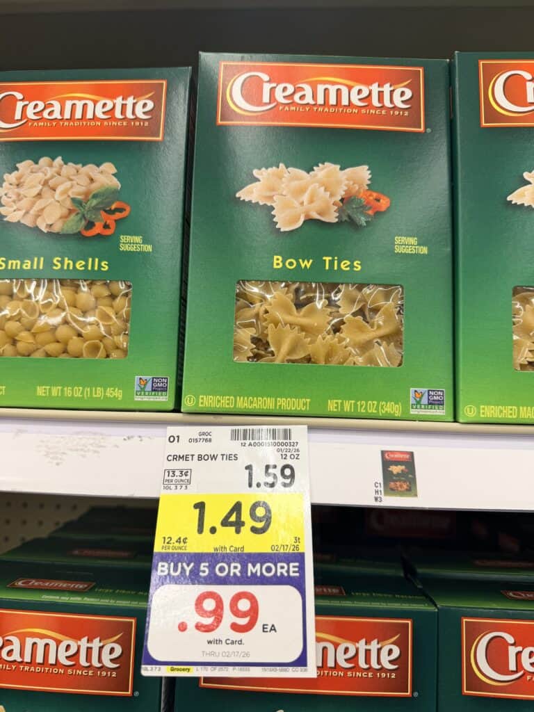 creamette pasta kroger shelf image