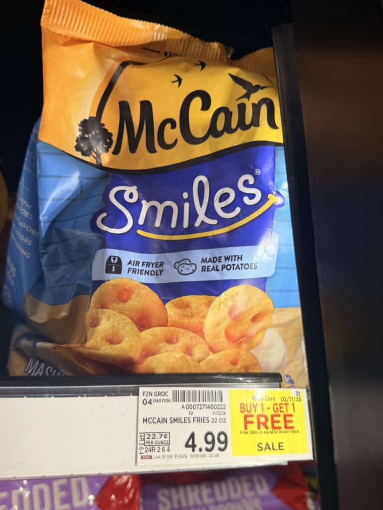 mccain fries kroger shelf image