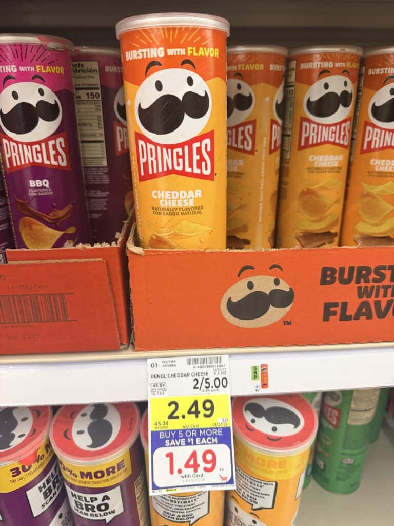 Pringles Kroger Shelf Image