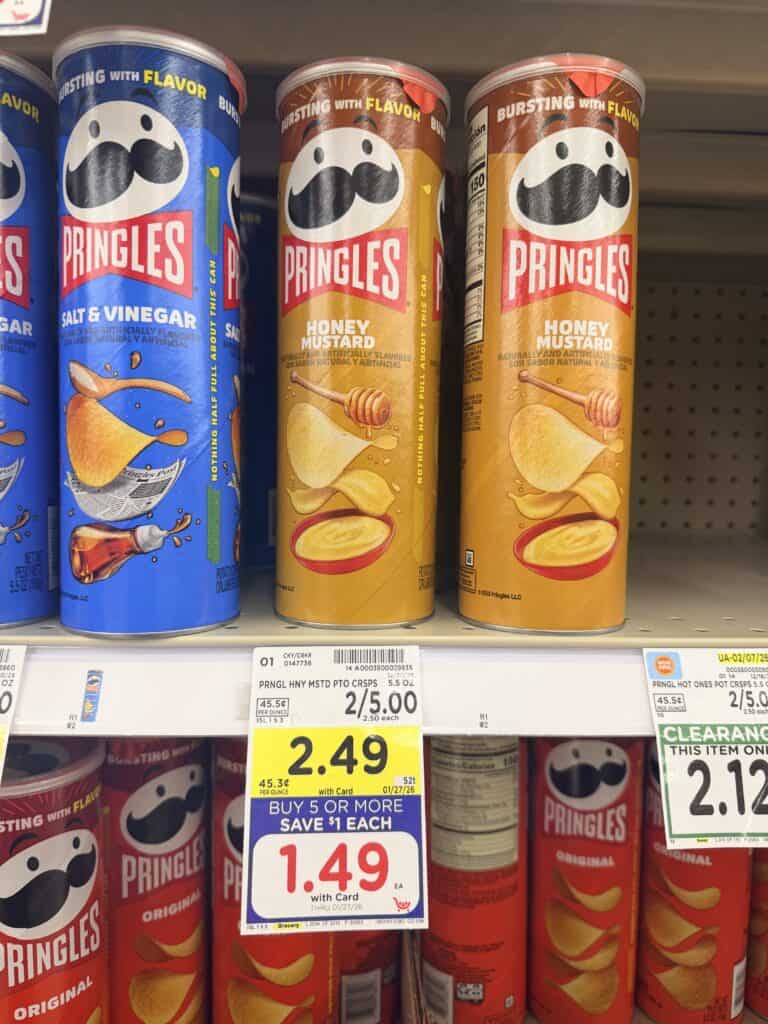 Pringles Kroger Shelf Image