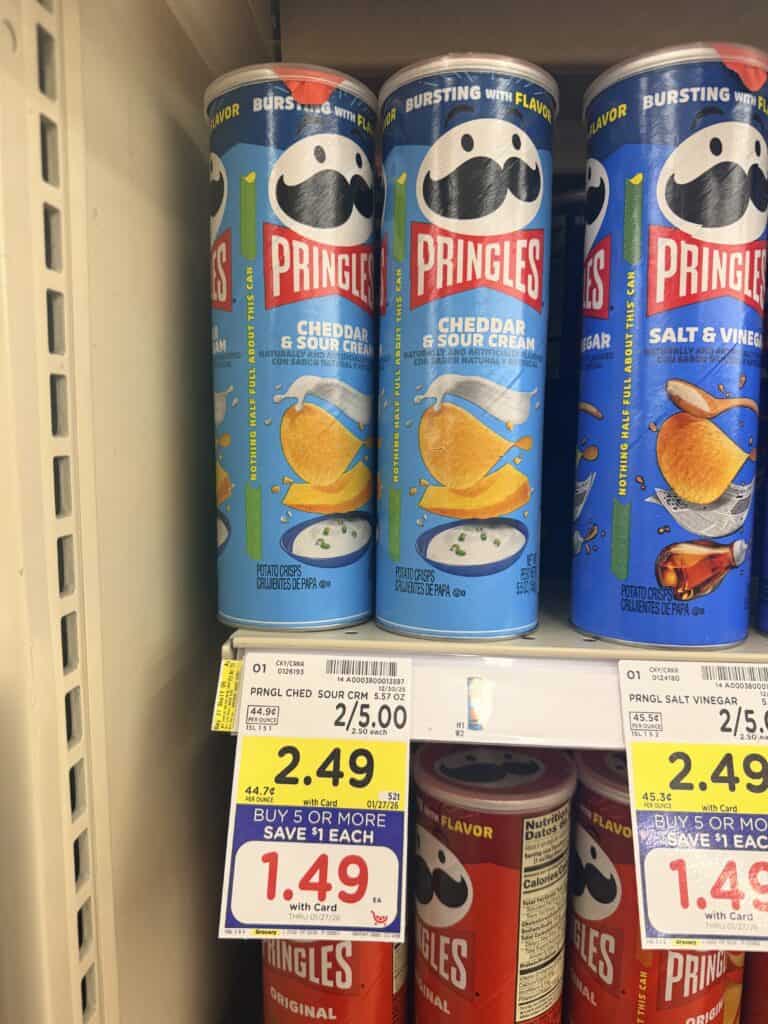 Pringles Kroger Shelf Image