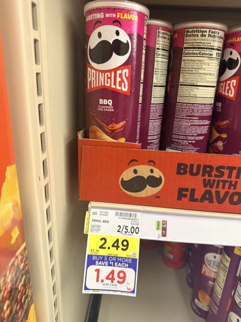 Pringles Kroger Shelf Image