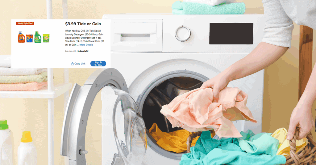 Tide and Gain Kroger Digital Coupon