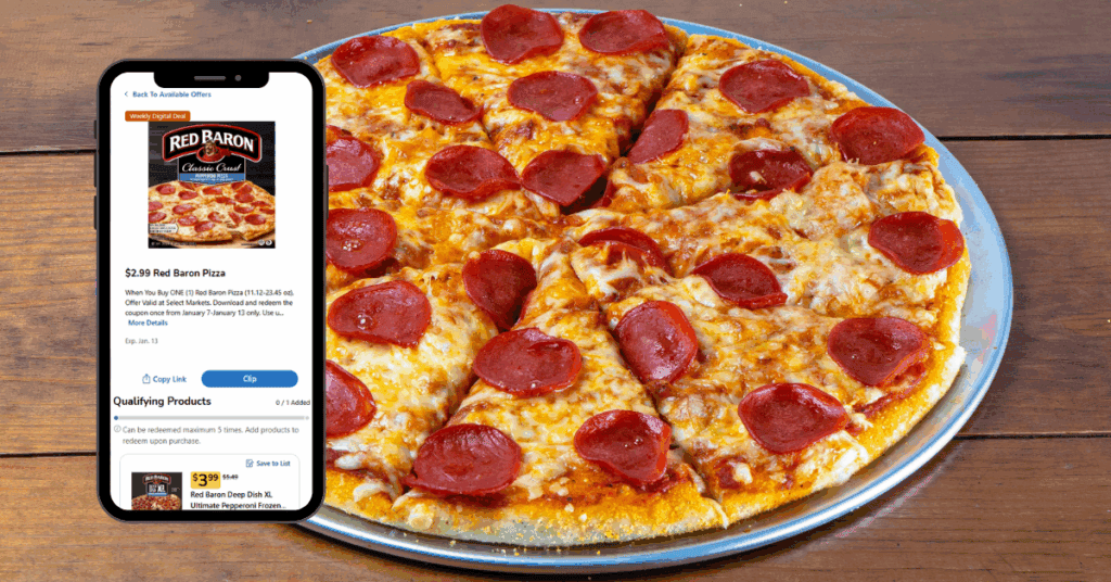 red baron pizza