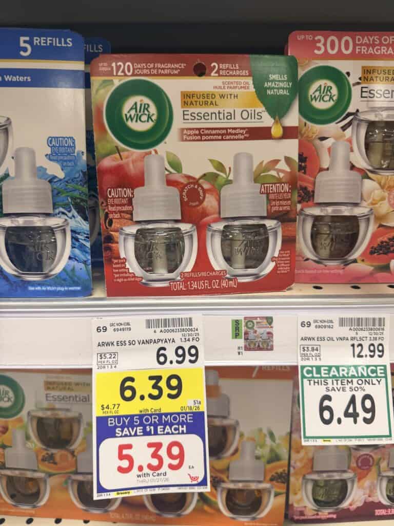 air wick refills kroger shelf image (1)