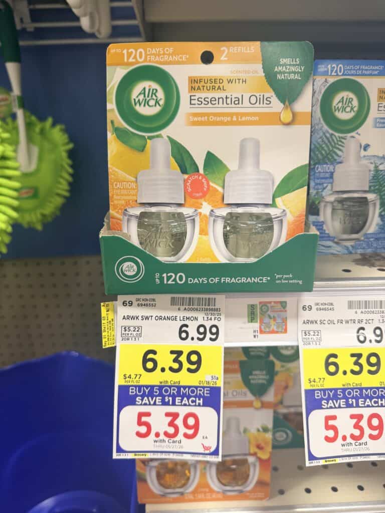 air wick refills kroger shelf image (1)