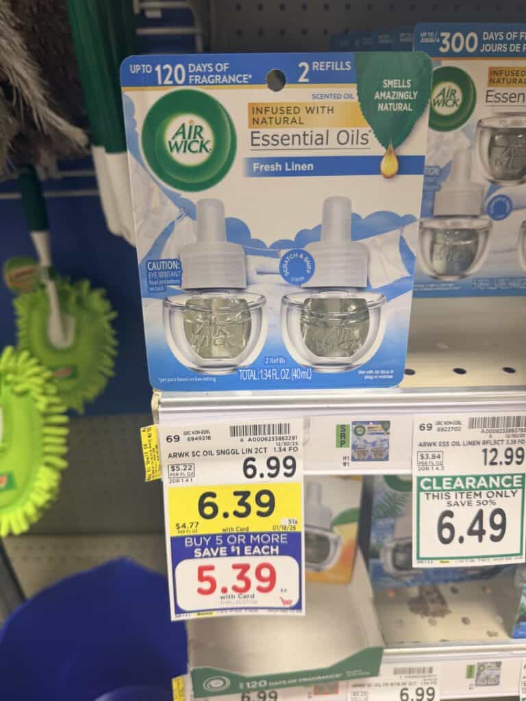 air wick refills kroger shelf image (1)