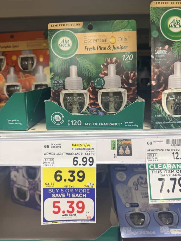 air wick refills kroger shelf image (1)