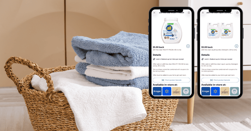 all laundry Kroger ibotta rebates