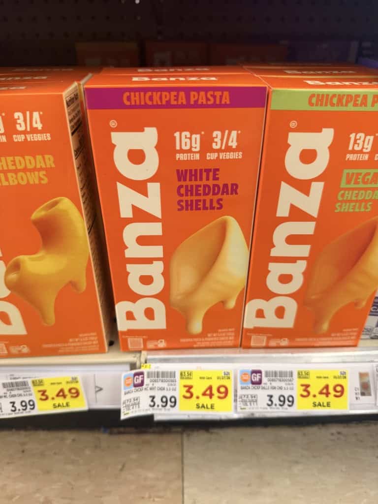 banza mac and cheese kroger shelf image (1)