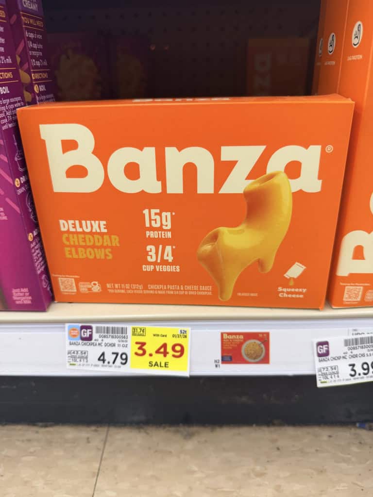 banza mac and cheese kroger shelf image (1)